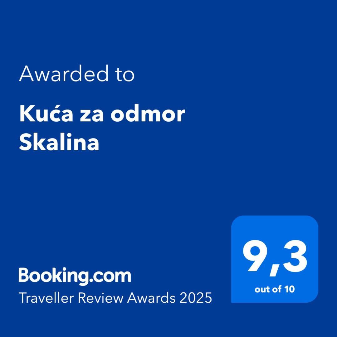 Vila Kuca Za Odmor Skalina - Sea View Splitska Exteriér fotografie